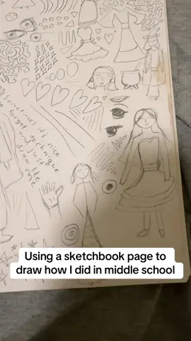 Yes I DID learn to draw from “how to draw anime” books. I still love to use this style when just drawing for fun. Do kids still cover their homework in anime eyes? Or is it all digital now?  #artistsoftiktok #innerchild #sketchbooktour 