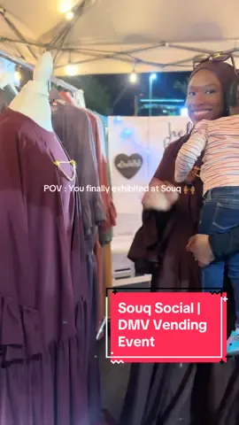 If you missed it in person, find it all on my website ! It was so nice to meet so many of you! ❤️ #souq #dmv #hijab