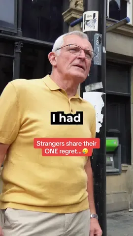 What is one thing you wish you did?