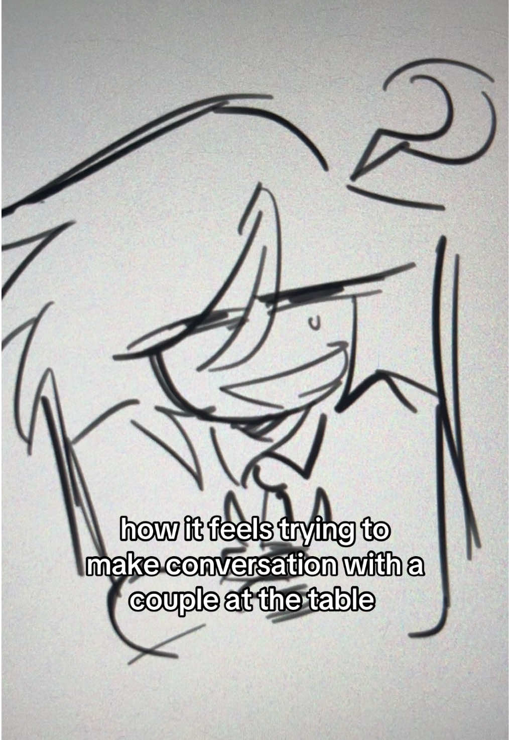 i'm sorry i interrupted your 30 minutes of gobbling eachother tongues 💔 #art #sketch #doodle #procreate #couple 