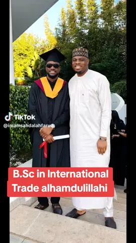 🎓✨ CONGRATULATIONS TO A GEM OF KNOWLEDGE ✨🎓 With heartfelt joy, I celebrate Sheikh Ibrahima Sulaimon Faruk  the noble son of my mentor, Māolana Sheikh Sulaimon Faruk Onikijipa Al-Miskinu Billāh, on successfully bagging his B.Sc. in International Trade. Your success is a reflection of discipline, divine favour, and the barakah of righteous upbringing. May Allah continue to elevate you in knowledge, honour and global impact. 🌿 Bārakallāhu fīka wa fī ‘ilmik. May this be the beginning of greater heights ahead. Mā shā’ Allāh, tabārakAllāh. 🌿 #fyppppppppppppppppppppppp #alhamdulillah #imamsahdalahfaruqonikijipa @seyidi Al Amany 