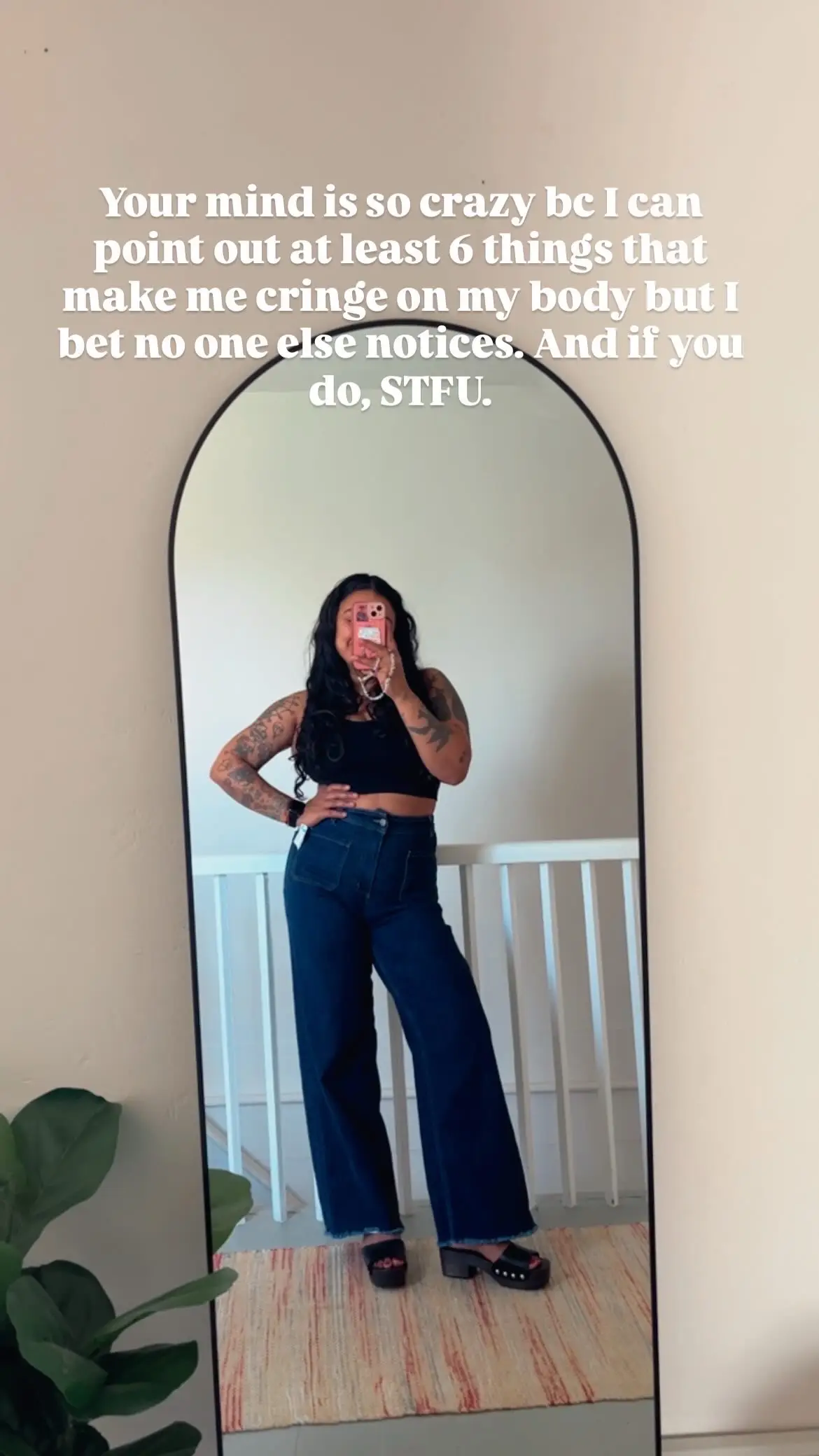 I spy 6 things that I would change on my body. #bodypositivity 