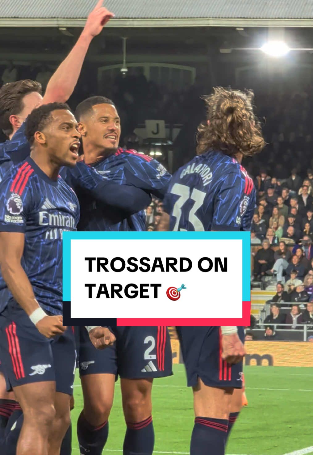 Taking his chance ✊ #arsenal #afc #leandrotrossard #PremierLeague #PL 