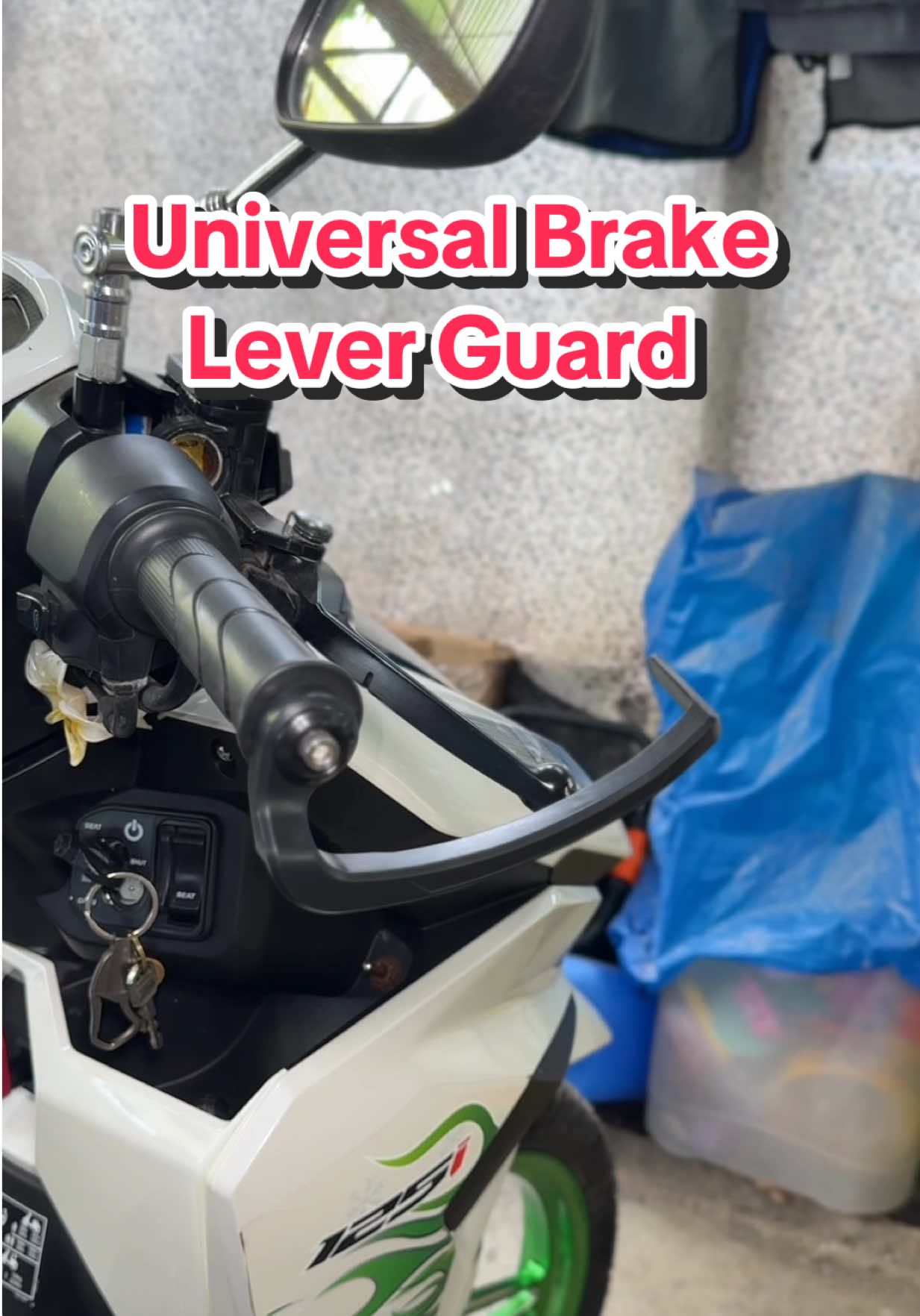 Mang daming nag tatanong kung saan ko daw to nabili #brakeleverguard #leverguard #universalleverguard #hondaclickbrakeleverguard #hondaclickaccessories 