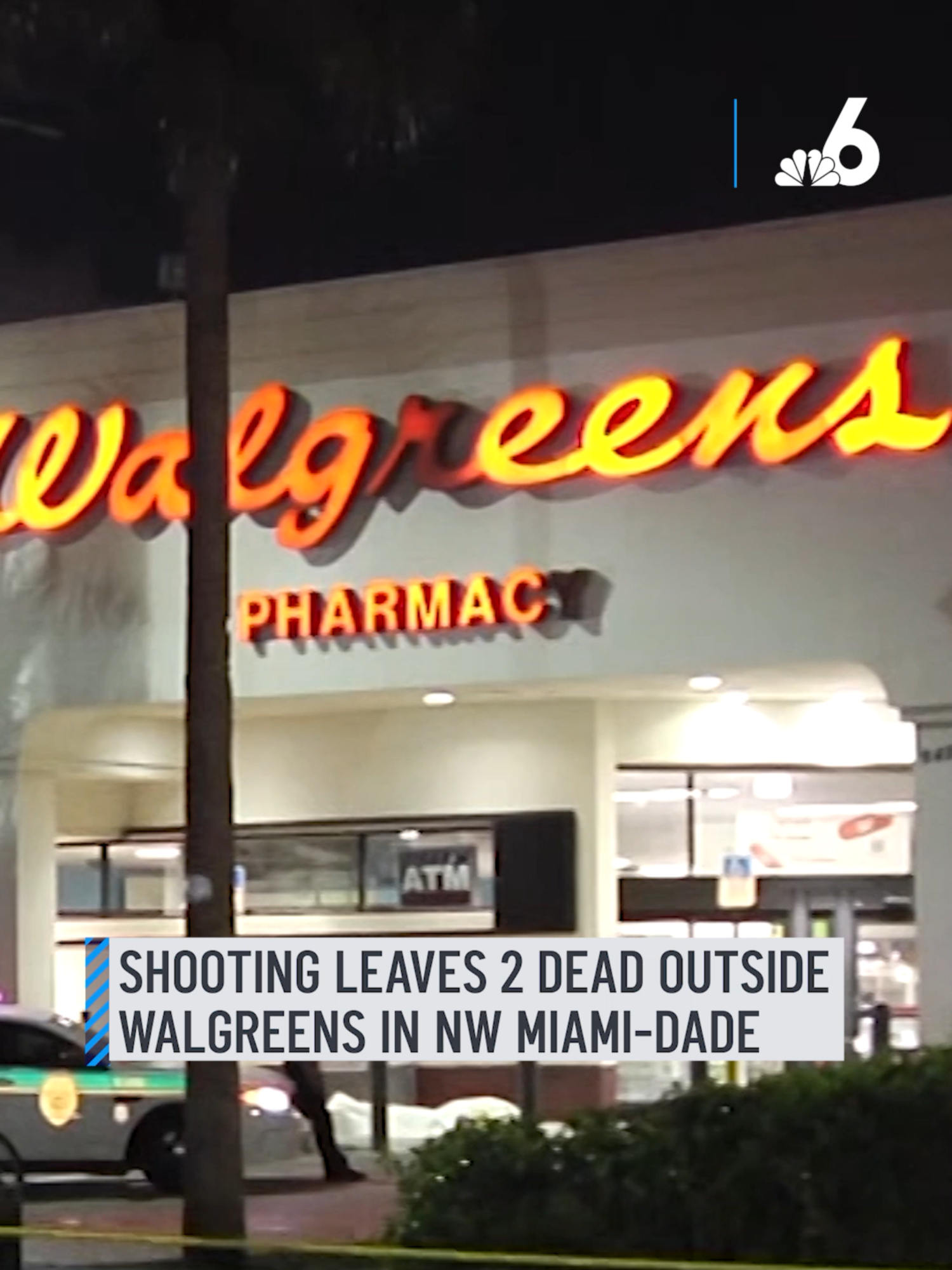 An investigation was underway Friday morning after a shooting outside a Walgreens pharmacy in northwest Miami-Dade left two men dead, authorities said. The sheriff's office said no one was in custody and authorities are not looking for any subjects. More information at the link. #shooting #miamidade #nbc6
