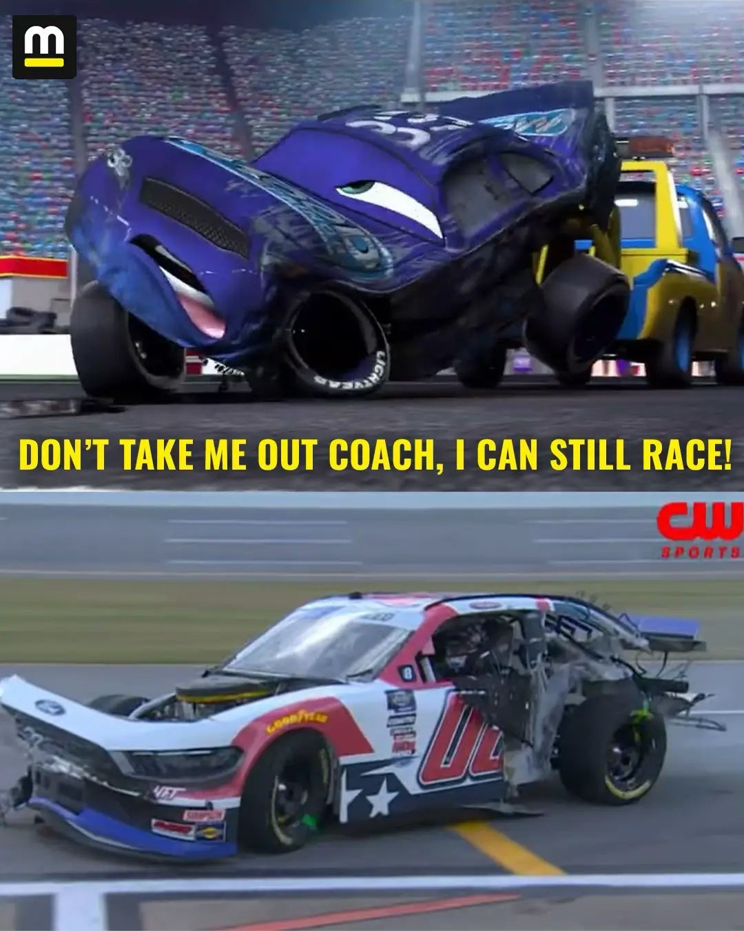 The ‘Big One’ strikes at Talladega for the NASCAR Xfinity Series!  A few championship contenders were caught up in that one. 😓 #NASCAR #Talladega #motorsports #racing 