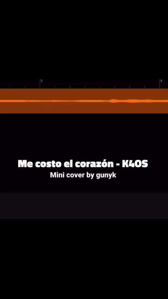 Me costo el corazón - K4OS  Lo sentimental que me pone está cancion 😭🙈 #cover #bandlab #k4os #4ever #gunyk  @Mechiiibitzerrr @Lynette @TAU @ines civit @K4OS  Súper orgullosa con el pedazo de álbum que sacaron 