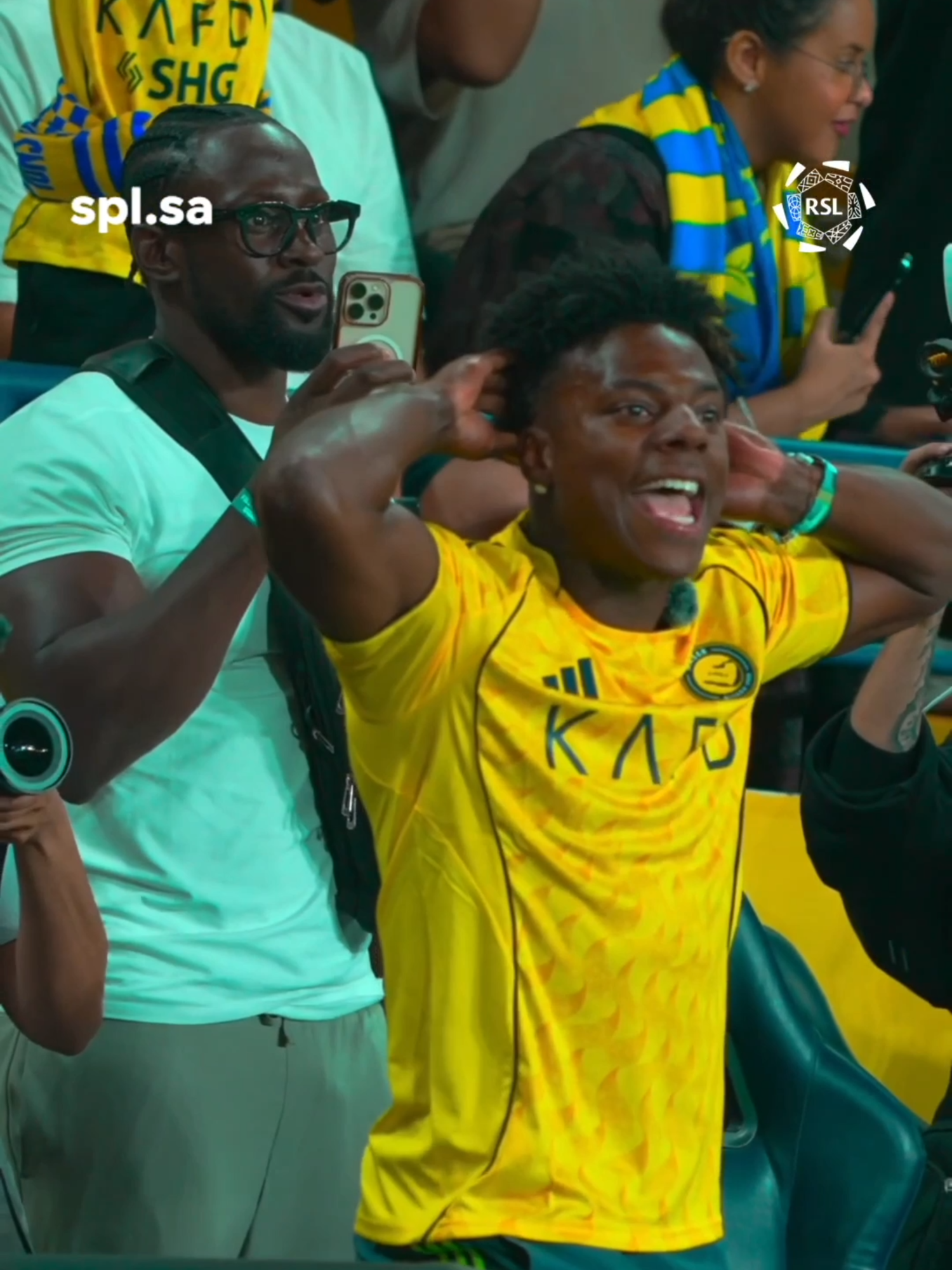 SPEEDCAM 📹 ...capturing the full Ronaldo-induced rollercoaster 🎢 #sportsontiktok #Sportsinsaudi #Spl #cristianoronaldo