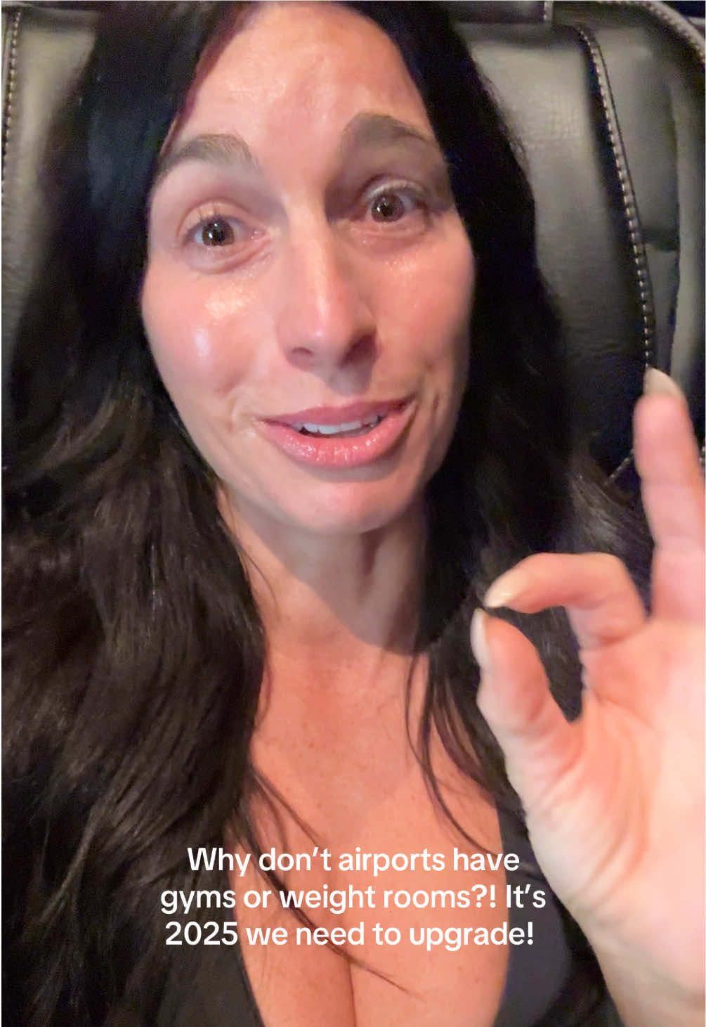 The first airport to open an accessible (not $50 an hour) gym or Pilates room will be my airport of choice  #GymTok #pilates #travelworkout #airportlounge #fitnesstips 