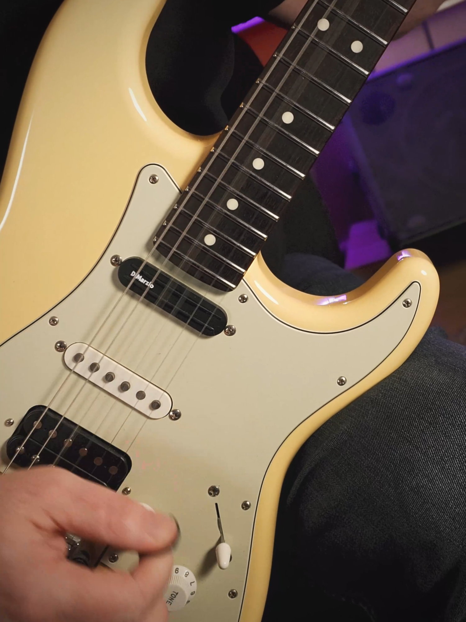 More riffing with the Super PAF Ceramic Humbucker.  #straturday #dimarzio #rockriffs #rhythmguitar #guitarriffs