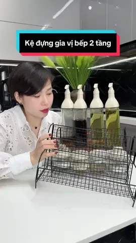 COMBO 2 HOẶC 1 Kệ đựng gia vị bếp 2 tầng bằng thép để bàn - có sơn tĩnh điện chống rỉ - dụng cụ nhà bếp #kehaitang #kenhabep #kegiavi #kenhatam #cindythuyttichcuc  