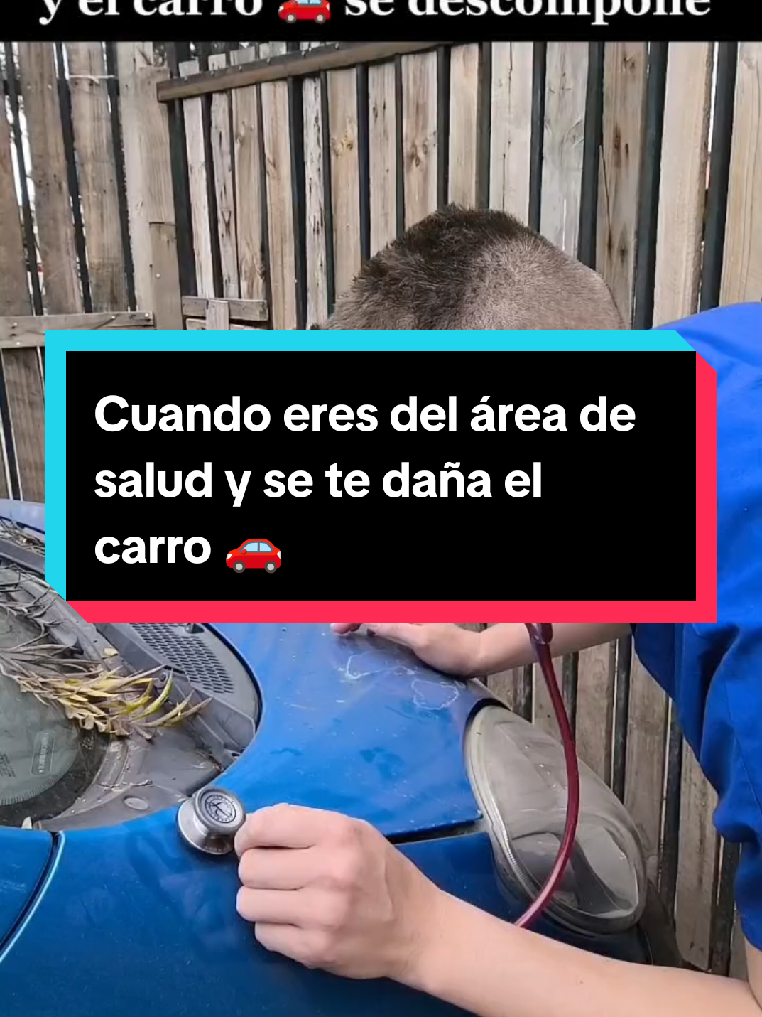 Cuando eres del área de salud y se te daña el carro 🚗  #venezuela🇻🇪  #chile  #tiktok  #viral  #videoviral 