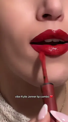 @NYX COSMETICS FRANCE lip combo ❤️ #makeup #tutorial #overline #lipcombo #kyliejenner 