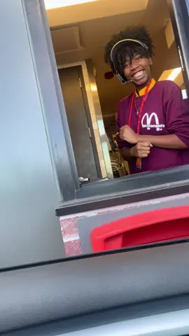Yall see how happy my family gets over seeing me after so long. Main character energy right? Happiest McDonald’s employee I ever seen 🙂‍↔️💗 Driving by my sisters job in Florida for a quick visit from Philly. Miss my siblings real bad 🥹💗 #publicprank #prank #comedy #foryoupage #mcdonalds 