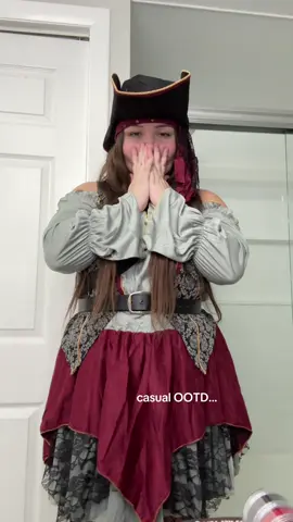 costume 1/4 this year 🙂‍↕️ 🦜 a vampire, witch, pirate, and angel walk into a bar… #pirate #halloween2025 #happyhalloween #fyp #piratesofthecaribbean @Spirit Halloween 