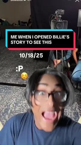 ME WHEN I OPENED BILLIE’S STORY TO SEE THAT SHE IS CURRENT FILMING THE VANITY FAIR YEAR 9 INTERVIEW 😆 #billieeilish #billieeilishvanityfair #billieeilishoctober18 #billieeilishvanityfairyear9 #vanityfairsameinterview 