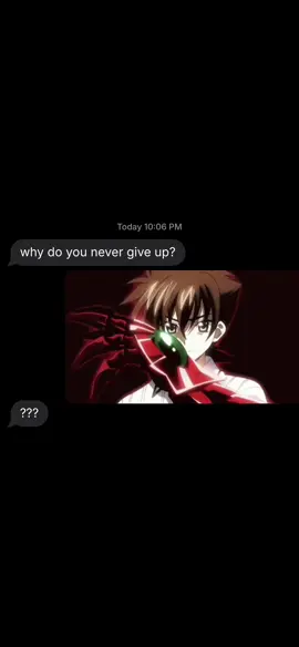 “If I can’t protect the people I love, then what kind of man am I?” #issei #isseihyoudou #highschooldxd #highschooldxdedit #fyp 