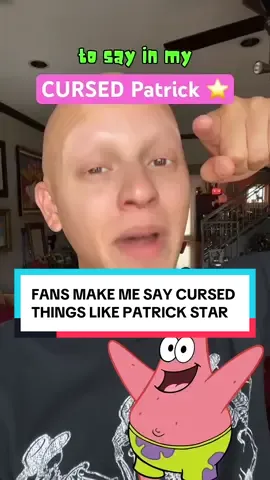 Fans Make Me Say CRAZY Things In My Patrick Voice 😂⭐️ #comedy #funny #patrick #spongebob 