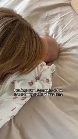 Baby girl is doing amazing 🫶🏼 me on the other hand….🤷🏼‍♀️😂 #babygirl #tummytime #momlife #newborn 