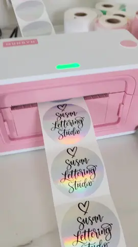 🖨The possibilities are endless! I love making custom stickers and labels for my packaging #smallbusinessowner #SmallBusiness #stickers #thermalprinter #munbyn @MUNBYN 