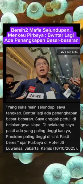 Menkeu Purbaya Bersih-bersih Mafia #menkeu #purbaya #mafia #presiden 