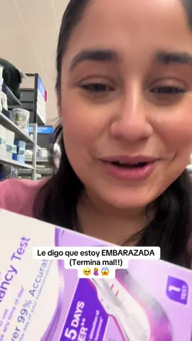 Le digo que estoy EMBARAZADA (Termina mal!!)😱 🤦🏻‍♀️🥺🤰❤️😂😍 BROMA A MI ESPOSO 1?😂 #embarazo #pregnant #broma #couple #pareja 