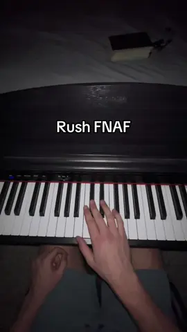 Rush E x FNAF 🐻🎹 #piano #pianocover #fnaf #nostalgia 