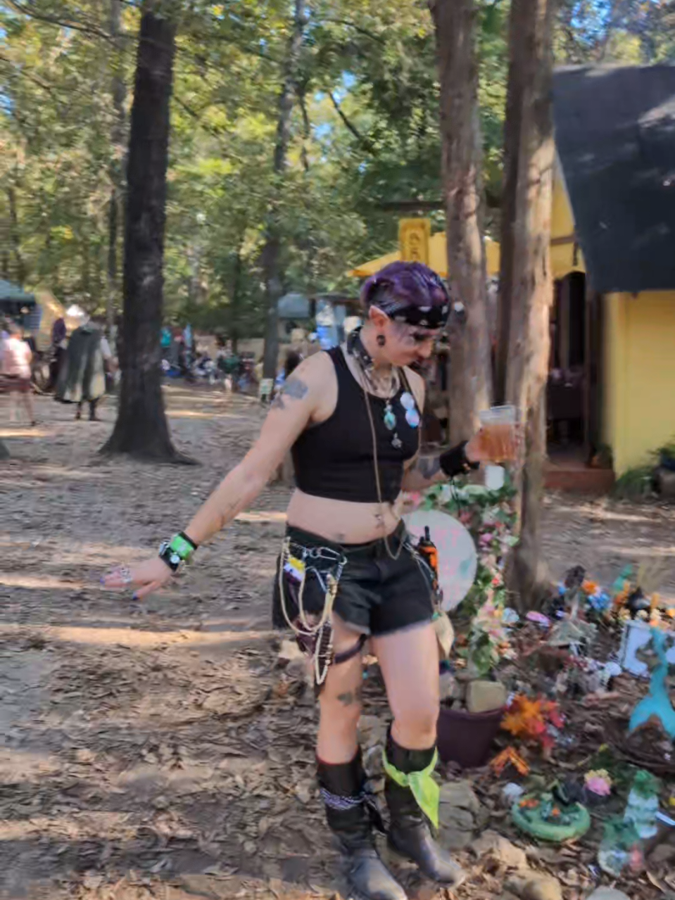 Some more Ren fair content.  We decided this is our favorite place in the outer world, it's magical and mystical and there's pirates and glitter and fairies and fae and everything is amazing there. #renaissance #renfaire #renfairetiktok #renaissancefestival 