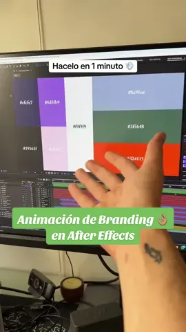 Antes que te pidan que le animes el branding, ofréceselo vos con una pequeña muestra y animale en After Effects los colorcitos de su marca que se va a hacer kakita encima y te va a pedir la animación del branding completo jajajaja #aftereffects #motiongraphics #videoeditor 