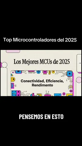 Top Microcontroladores del 2025 #microcontroller #iot #stm #esp32 #arduini