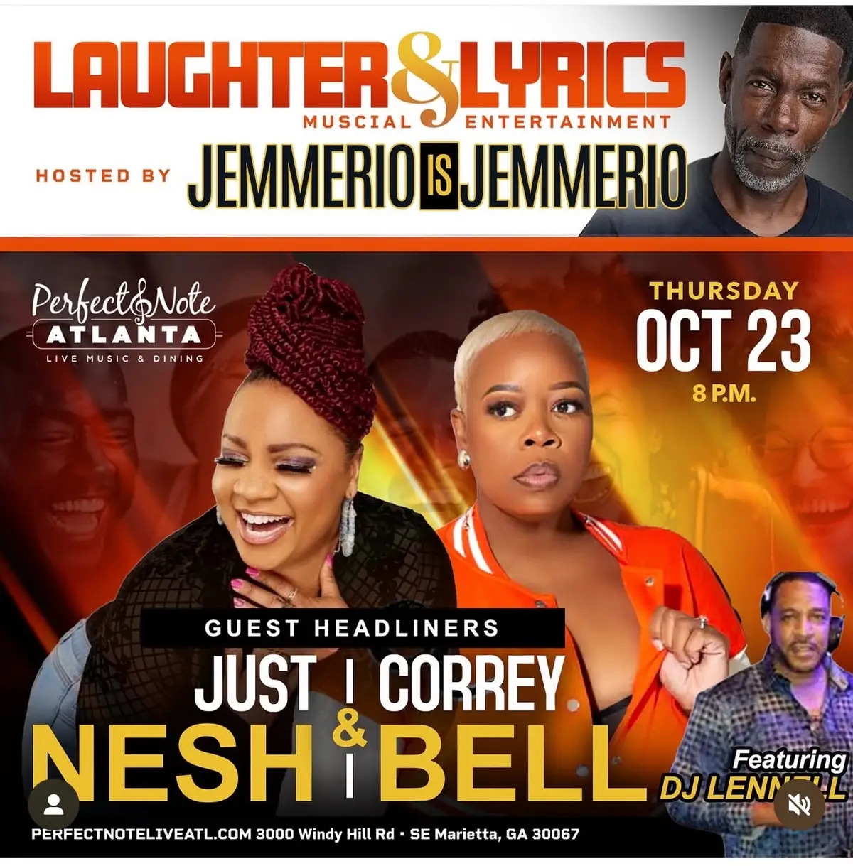 ATL! We are back! Meet the dynamic comedy duo in ATL!!! Tickets on sale right now! @JustNesh and I together for 1 night only! 