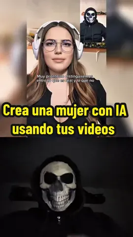 Creé una mujer con IA usando mis propios videos (tutorial) 😳🔥 #inteligenciaartificial #artificialintelligence #ia #fyp #Viral 