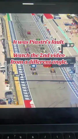 It was #piastri 's fault #f1 #austingp #sprintrace 