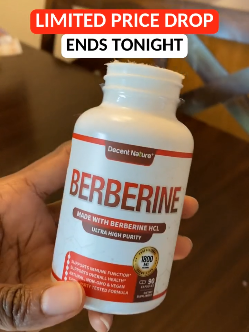 #berberine #wellness #decentnature Low stock alert - this TikTok Shop find won’t last.  #TikTokShopCreatorPicks #TikTokShopBlackFriday 