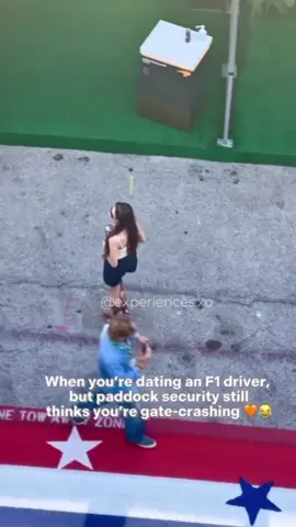 Lily having to show paddock security her pass 😭😭🧡 🎥experiences.xo #f1 #oscarpiastri #lilyzneimer #mclaren #fyp  