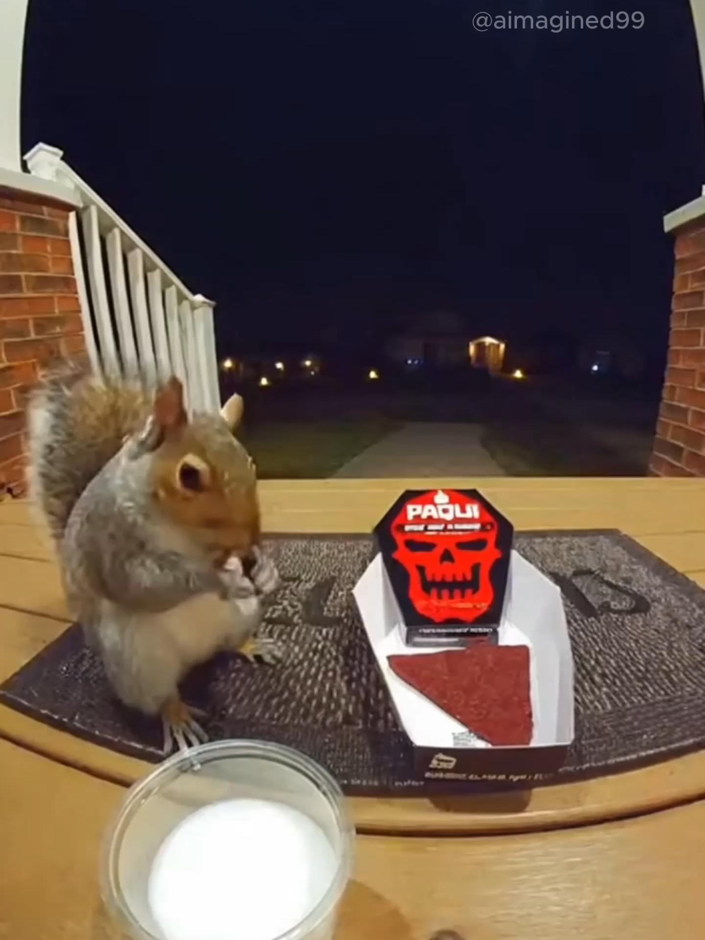LIL BRO IS EXAGGERATING 💀 #viral #fyp #ai #sora #onechipchallege #paqui #onechip #spicy #hot #chili #squirrel #funnyvideos #funny #xyzabc #animals