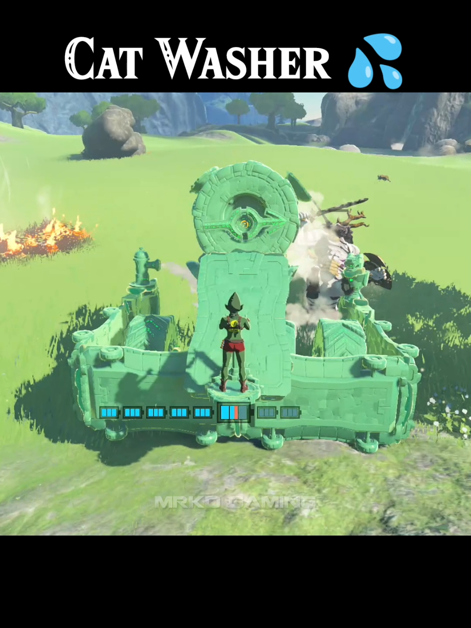 Link: Maam, why is your cat so aggressive? #thelegendofzelda #tearsofthekingdom #nintendo #switch2 #gaming 