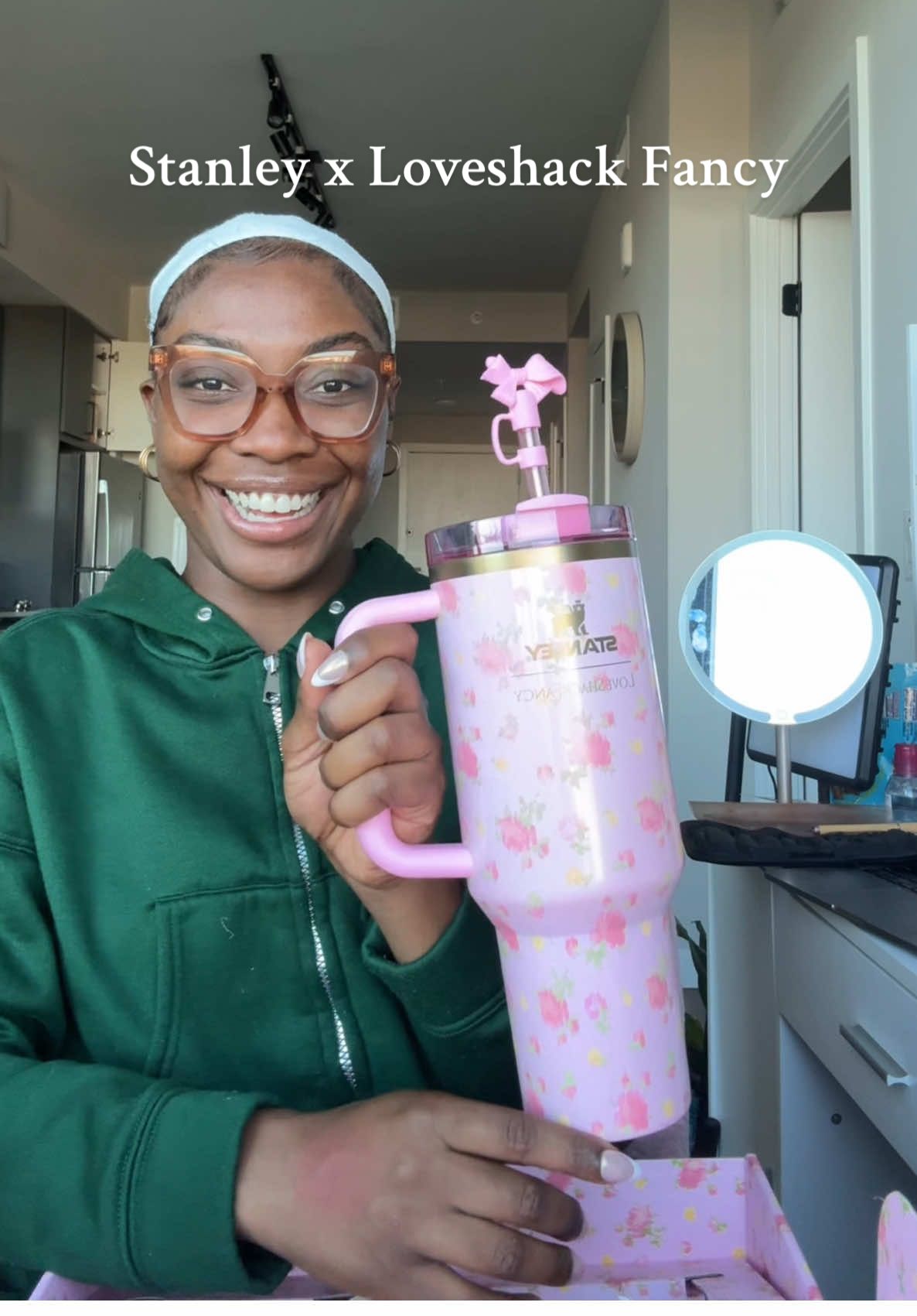 I FINALLY got my hands on the @Stanley Brand x @LoveShackFancy water bottle after it was out of stock for weeks!!! #creatorsearchinsights #StanleyCup #loveshackfancy #unboxing #waterbottle 