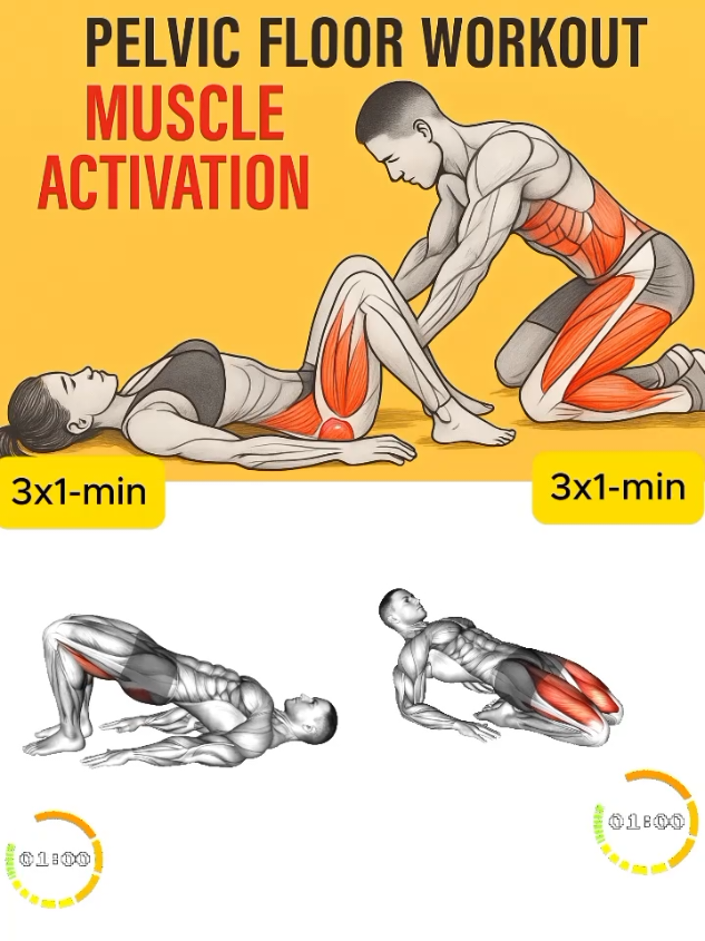 pelvic floor exercices #Fitness #gym #workout #pelvicfloorexercises #pelvicfloor 