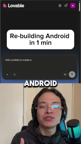 Today I built the entire android os using only AI #techtok 
