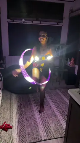 & the deer lives to tell the wildest story to his friends.. 🤣🔦🦌 #halloweencostume #flowartist #ledhoop #fyp #hoopdance 