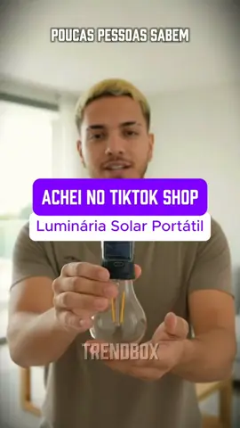 Lâmpada Solar Portátil #utilidades #fyp #lampada 