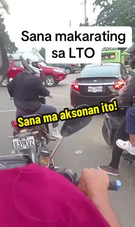 Sana makarating ito sa LTO at ma suspended ang lisensya @Land Transportation #roadrage #motorcycle #839KVC 
