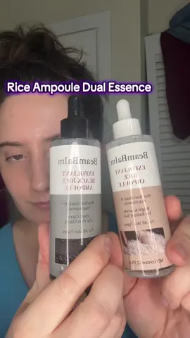 Dual rice essence with exfoliating & moisturizing effects @BeamBalm Cosmetics @BeamBalm_US #riceampoule #exfoliation #skincare #gentleskincare #kbeauty 