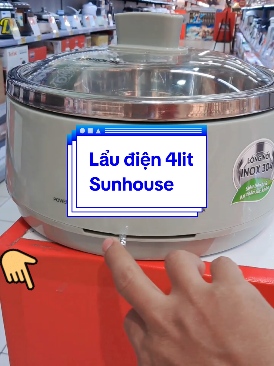 @Tony Xía Review @Tony Xía Review @Tony Xía Review Lẩu điện 4Lit Sunhouse SHD4543 #xuhuong#lẩu điện#tiktok#