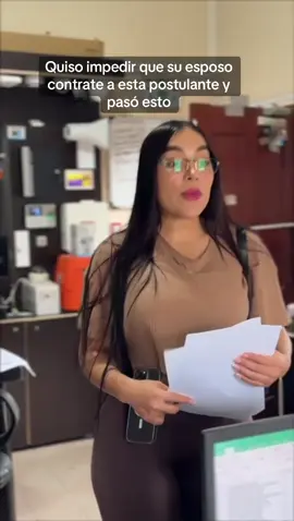 Quiso impedir que su esposo contrate a esta postulante y pasó esto #mexico #usa #novelas 