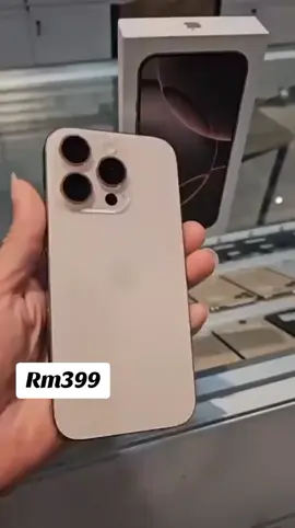 IPHONE 16PROMAX 128GB IBOX GOLD BATTERY HEALTH 100% HARGA LELONG RM 399 #siapacepatdiadapat🥰 