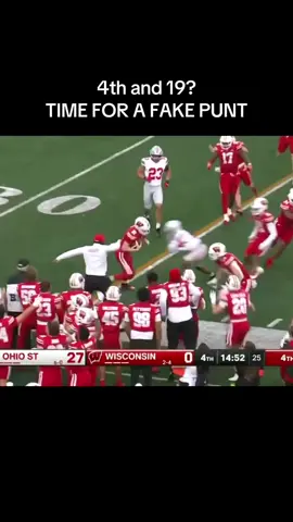 Punter AURA | @Wisconsin Football | #fyp #punter #football 