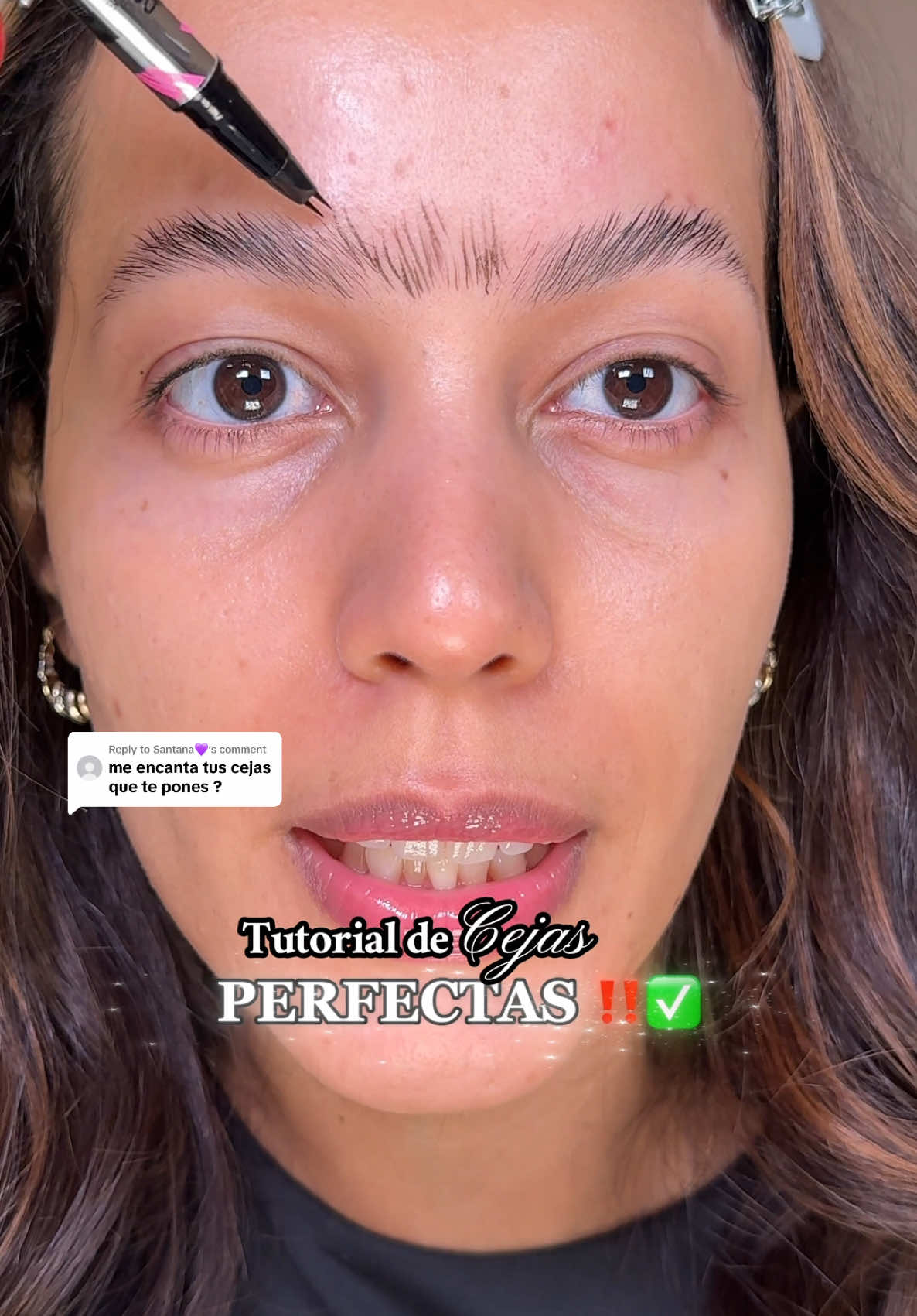Replying to @Santana💜 Tutorial de cejas PERFECTAS‼️  Simpre me preguntan como me las hago o si son tatuadas o naturales 😅 Este lapiz nunca me falla, es mi favorito!!   #imethodbeauty #imethodbrowpen #browpencil #lapizdecejas #tutorialdecejas #tutorialdecejasperfectas #browtutorial #browtransformation 