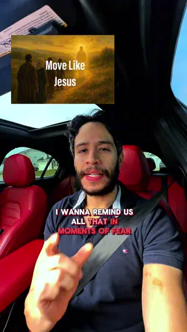 Move like Jesus ep.25 🙏❤️🧔🏻‍♂️ What should we do in moments if fear? 👀😳 #christianity #bible #church #faith #jesus 